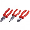 3 pc Superior Pliers Set Heavy Duty Combination Long Nose Wire Cutter