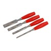 Wood Chisel Set 4 Pieces 6/12/19/25mm for Hard or Soft Wood