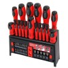 Neilsen 39 Piece Screwdriver Set Philips Pozidrive Nut Drivers Flat Slotted In Rack