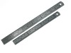 2pc Steel Rule Set Engineer Ruler Dual Markings 6'' 12''