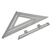 Aluminium Roofers Square/ Speed Square Twin Pack 6'' And 12'' Squares