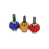 3pc Ratchet Spinners Set 1/4'' Drive 1/4 Hex Holder Screwdriver Stubby Bits