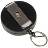 Automatic Recoil Key Ring With 650mm Cord Keyring For Caretaker key-holder Nurse