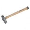 16oz Ball Pein Hammer With A Hickory Wooden Handle And Mirror Polished Finish