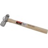 32oz Ball Pein Hammer With A Hickory Wooden Handle And Mirror Polished Finish