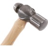 40oz Ball Pein Hammer With A Hickory Wooden Handle And Mirror Polished Finish