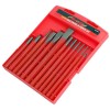 12pc Cold Chisel, Centre Pin Punch & Tapered Punches Set & Storage Tray