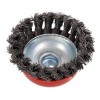 85mm Twist Knot Wire Wheel Cup Brush For 115mm Angle Grinder