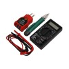 3pc Digital Multimeter Electrical Socket Tester Trouble Shooting Kit