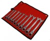 10pc Flexible Head Combination Ratchet Spanner Wrench Set