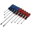 9pc Pro Go Through Screwdriver Set Neilsen Tools Magnetic Slotted & Pozi Tips