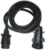 Standard 7 Pin Towing / Trailer Board Extension Lead for Light 6 Meters long