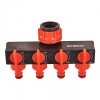 4 Way Tap Connector Garden Manifold Hose Pipe Spliter Adapter Water Faucet