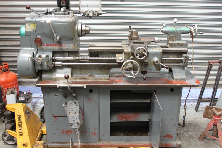 Harrison 11'' Gap Bed Metal turning lathe 240v Single phase