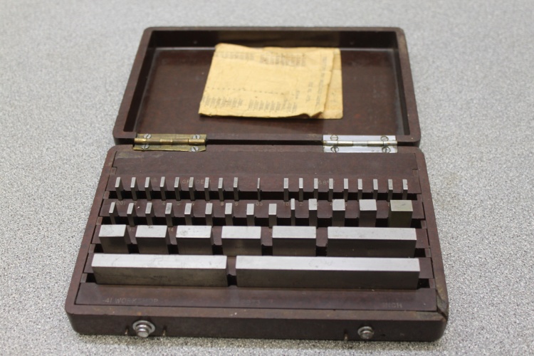 Set of Matrix no 2973 Imperial Slip Gauges in original case