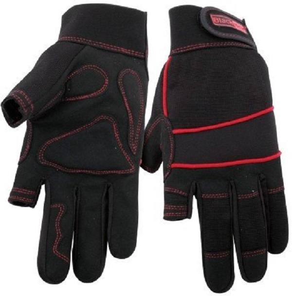 Blackrock Fingerless On Thumb & Forefinger Safety Mechanic Work Gloves