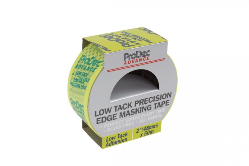 ProDec Advance Low Tack Precision Edge Masking Tape 50 Metre Roll 2'' wide