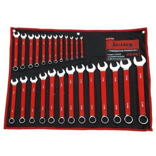 25 Piece Set Combination Metric Spanner Spanners 6mm - 32mm