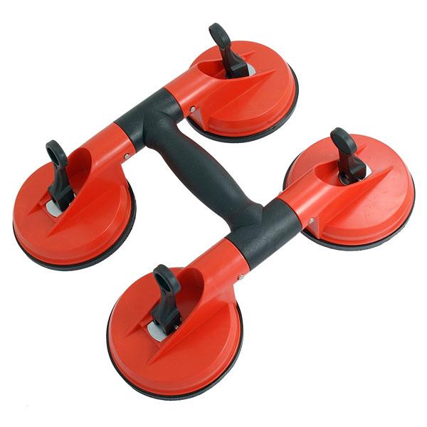 4 Head Suction Cup Pad Lifter Heavy Duty Sucker Plate Glass tile Mirror Lifter