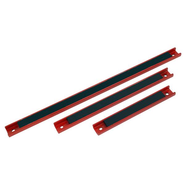 3 Red Magnetic Tool Bar Bars Holder Holders Storage Rack Racks Socket Rails New