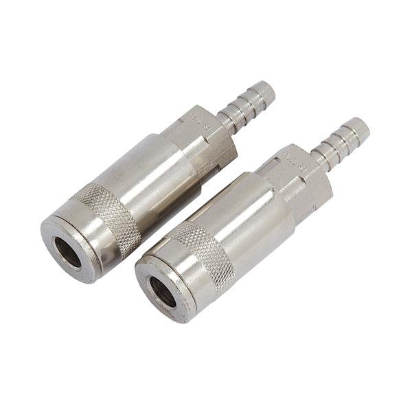 2pc Airline Pcl Coupler With Barb For 1/4'' Internal Diameter Pipe