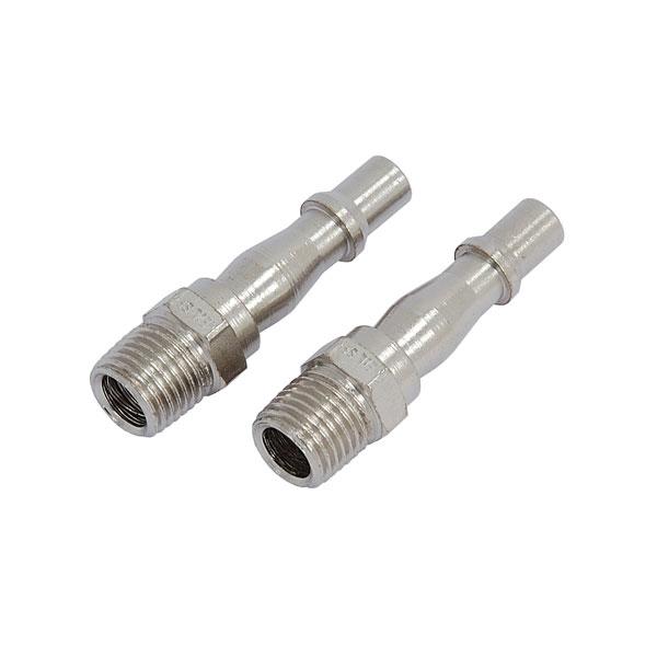 2pc Male Airline Pcl Fitting 1/4'' Bsp Thread