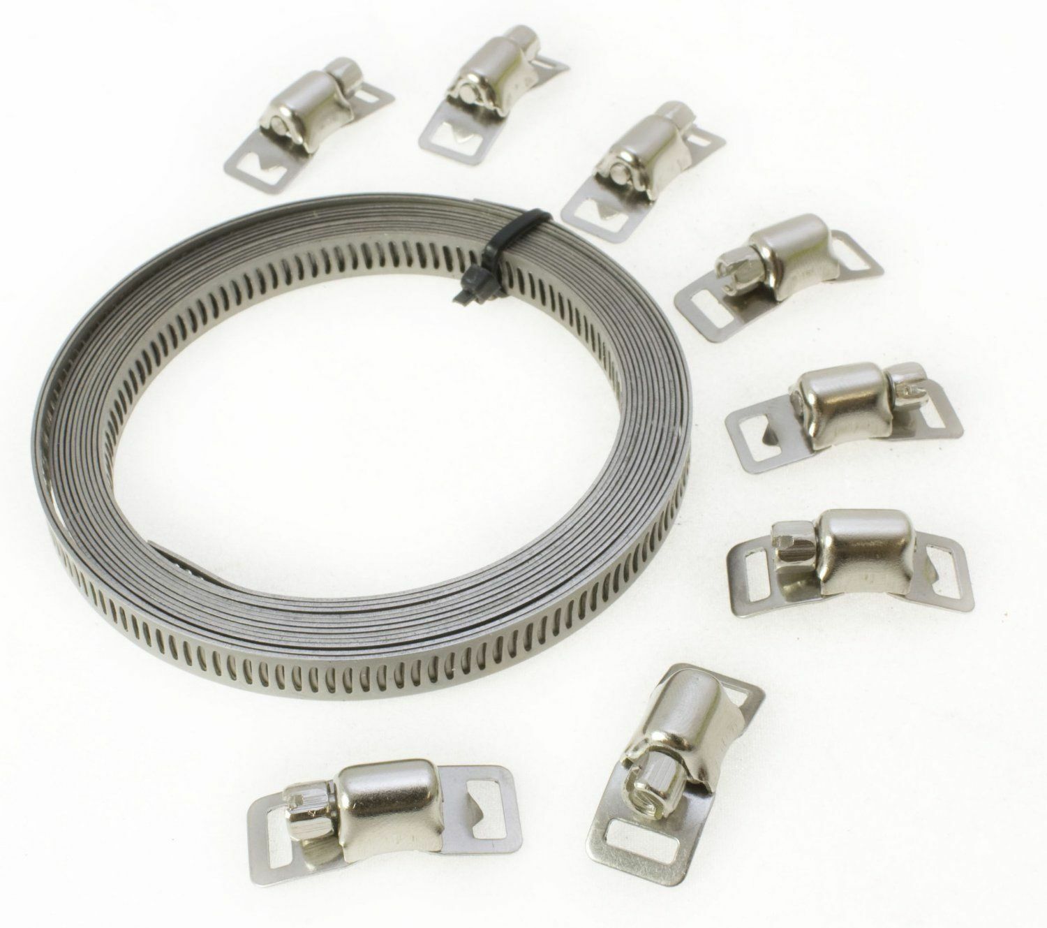 Hose Clamp Clips Jubilee Kit Make Your Clamps Any Size 3m X 8mm 8 Clamps
