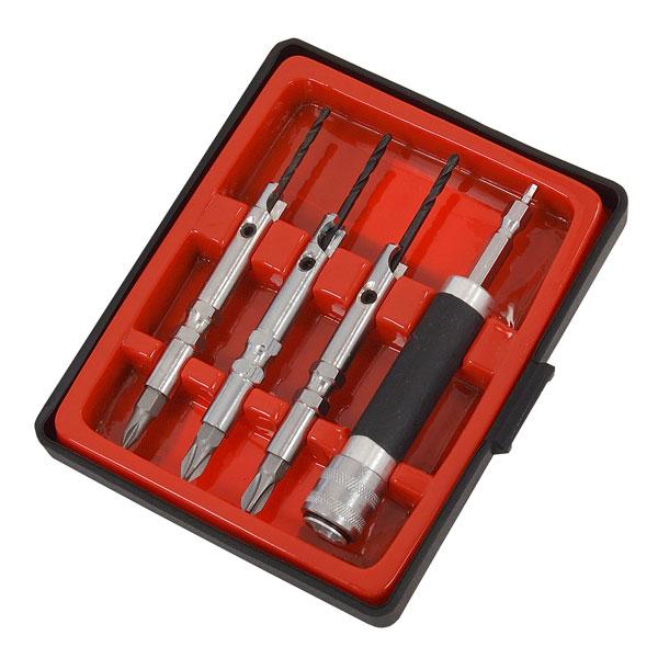 6 In 1 Quick Change Drill And Screw Driver Bit Set 2.5mm, 2.8mm & 3mm