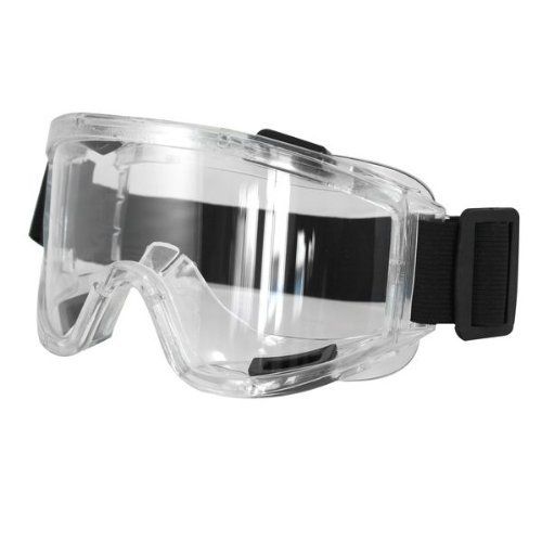 Premium Clear Lens Safety Goggles Eye Protection Curved Lens Sealed