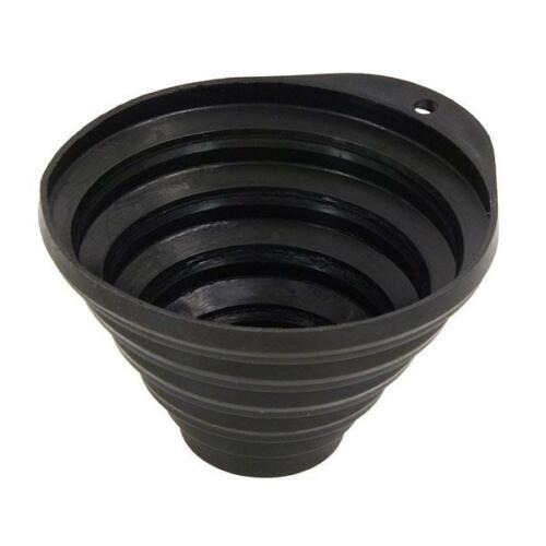 Collapsible Rubber Magnetic Parts Tray Dish Type 135 Mm Matt Black Finish