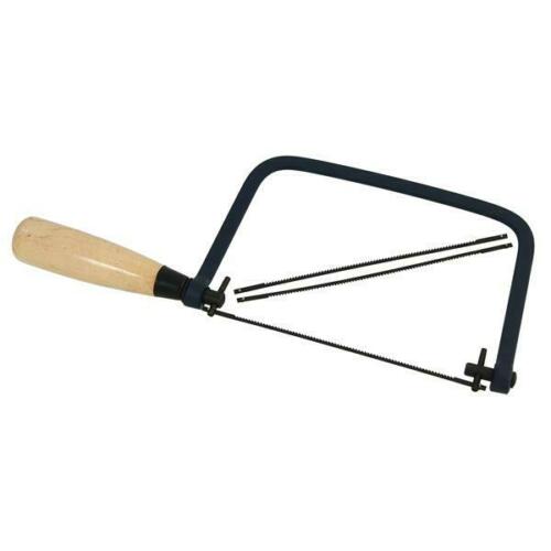 Wooden Handle Coping Saw with 3 Blades - Carpentry, Joiner Woodwork Tool