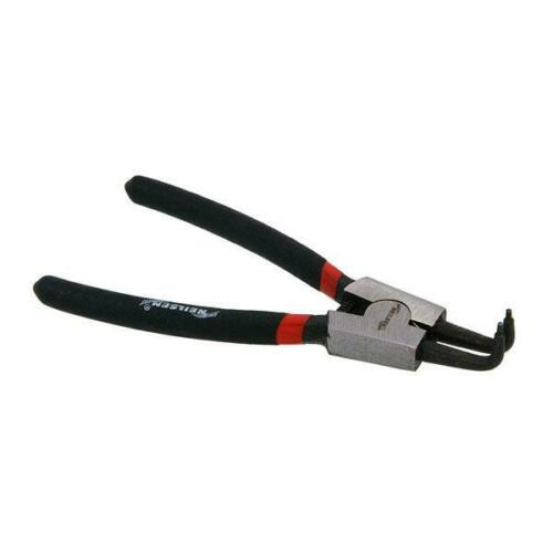 6''/ 150mm Comfort Grip External Circlip Pliers - Bent Tip & Spring Handle