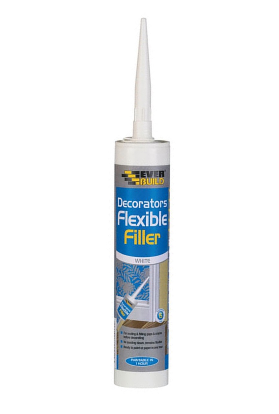 White Flexible Decorators Filler Acrylic Sealer no Sanding Fast Drying
