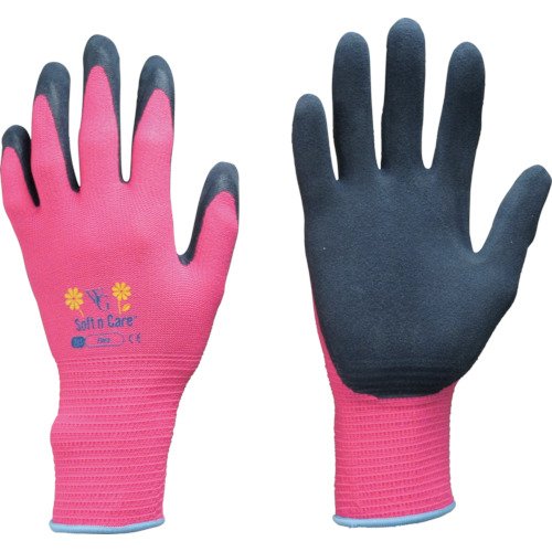 Women's Soft N' Care Flora Gardening Diy Gloves Pink Size 8 M