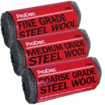Prodec Steel Wire Wool Abrasive Metal Prep Decorating 3 Pack 1 Of Each Grade