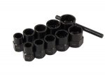 11pc Socket Set Locking Wheel Nut Remover For Broken Stud & Rounded Bolts