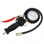 Quality Tyre Inflator & Air Pressure Gauge With 360 Degree Rotating Gauge