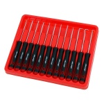 Neilsen 12pc Precision Screwdriver & Mini Hook Set Philips Slotted Torx Tools