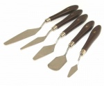 5pcs Artist Painting Palette Kinves Spatula Oil Acrylic Paint Art Knife
