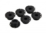 6pc BMW Nylon Oil Drain Plug Set - M24 x 1.5 Thread with O-Rings