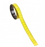 600mm x 15mm x 0.6mm Metric (mm) Flexible Magnetic tape rule / Ruler