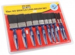 10pc No Bristle Loss Paint Brush Set Decorating Paint Varnish