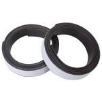 2pc Self Adhesive Magnetic Tape Sticky Backed Magnet Strip East Fix 760mm x 12.5mm